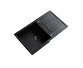 Black Granite - Quartz Stone Kitchen Sink 860*500*195